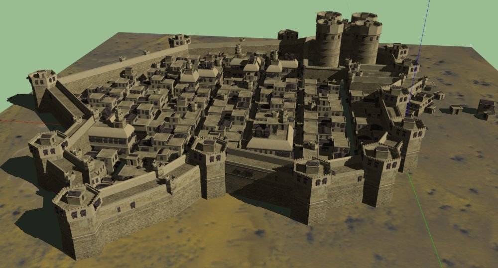 阿拉伯城市,中世纪阿拉伯风格,5-6层
