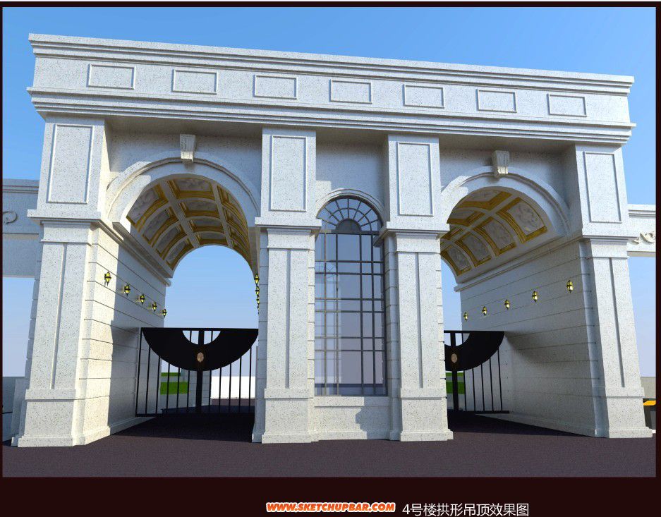 欧式小区大门