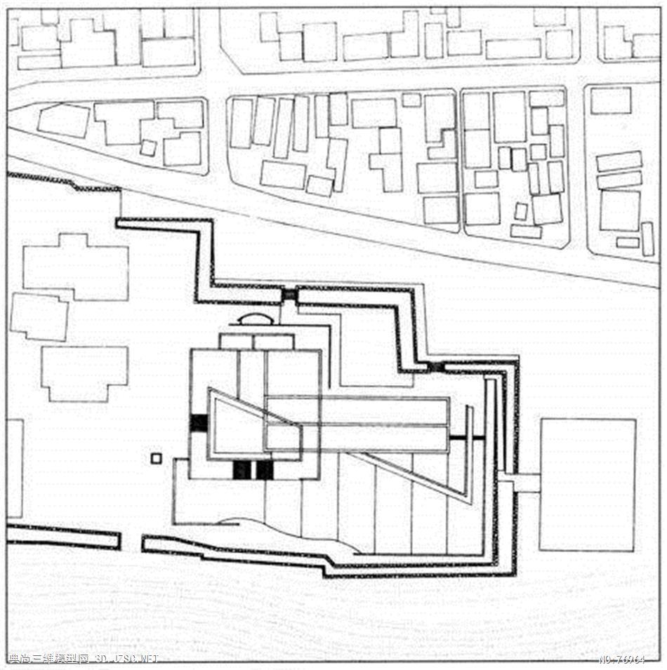 成羽町美术馆 - sketchup模型库 - 毕马汇 nbimer