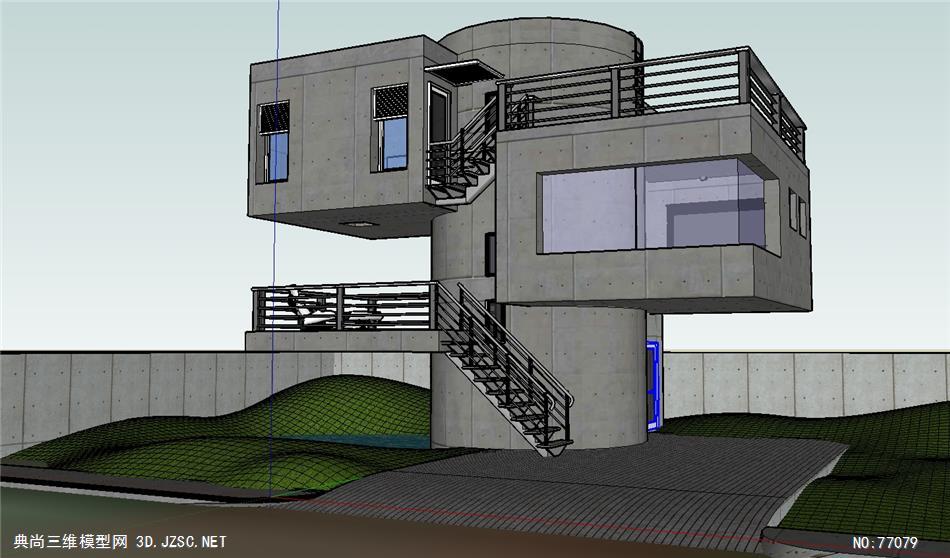 cardhousedesigncompetitionx1建筑大师 - sketchup模型库 - 毕马汇