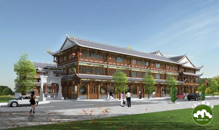 三层仿古商业楼