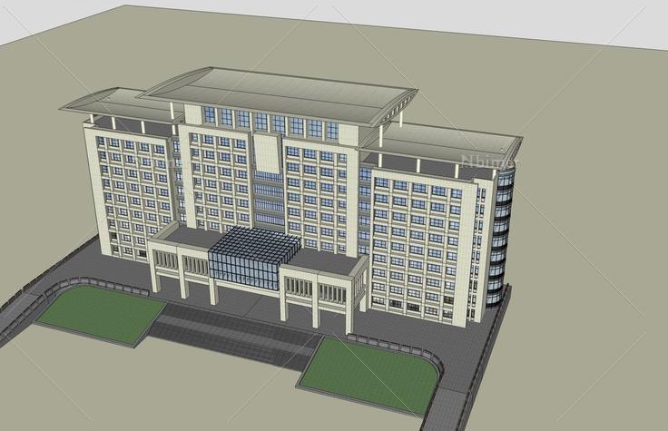 政府办公楼(48384)su模型下载