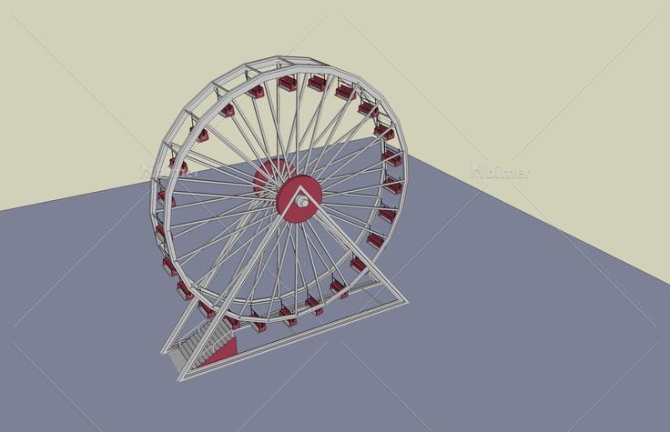 摩天轮43777su模型下载