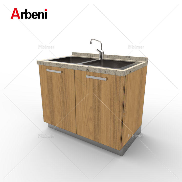 阿贝尼水盆-灶台地柜