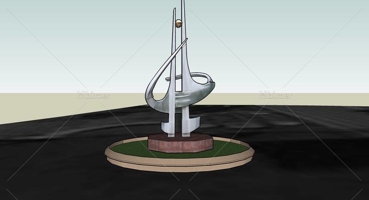 现代雕塑设计43(105327)su模型下载