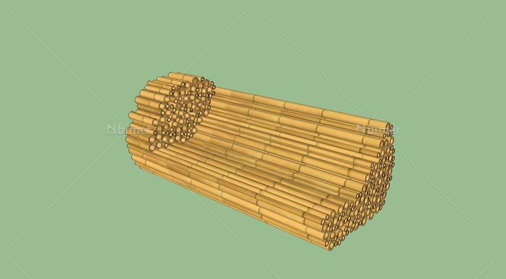 竹座椅(114716)模型