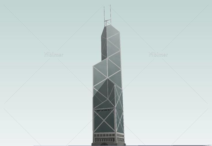 香港中银大厦(117657)su模型下载