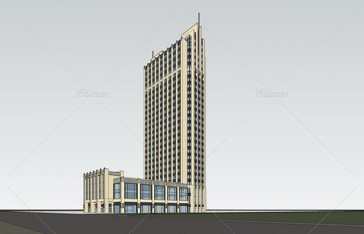 新古典风格商业办公楼(51939)su模型下载
