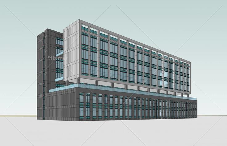 现代多层办公楼(42247)su模型下载