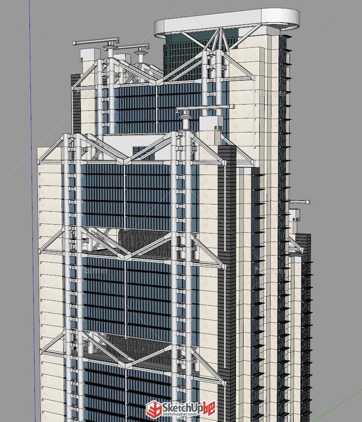 大师作品模型 香港汇丰银行