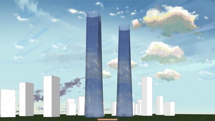 su还原江西省地标:南昌绿地中央广场,h=289m
