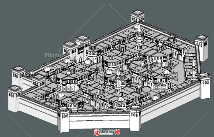 国外经典建筑系列1——阿拉伯中世纪城市建筑