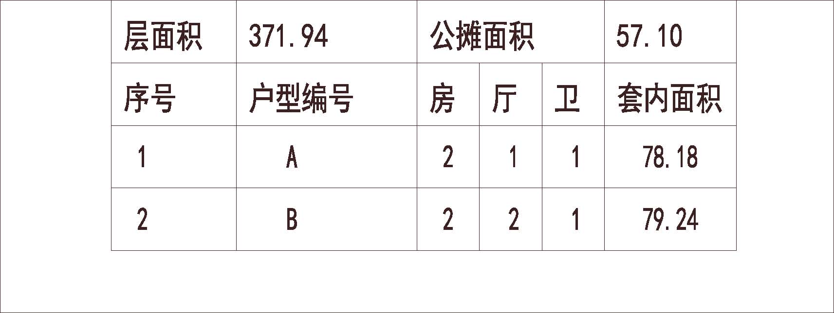 北方 1梯4户 33层 户型