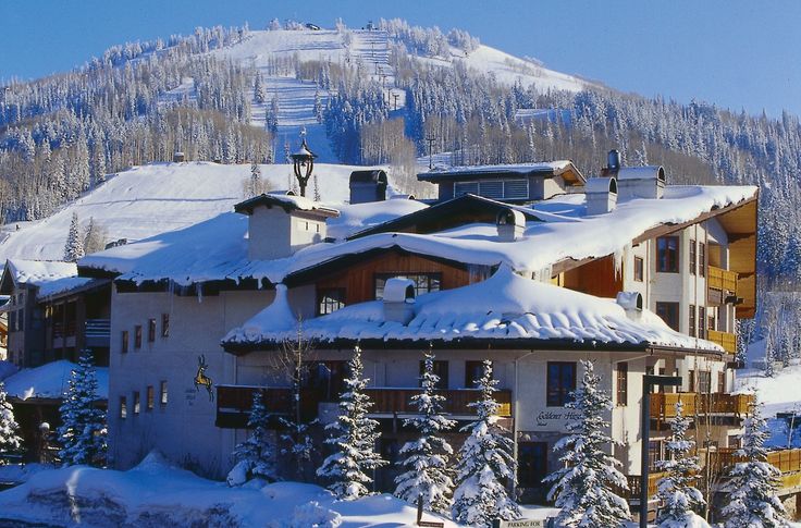 滑雪胜地的小酒店