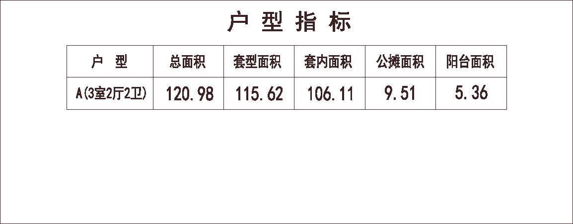  北方 1梯2户 6层 户型 