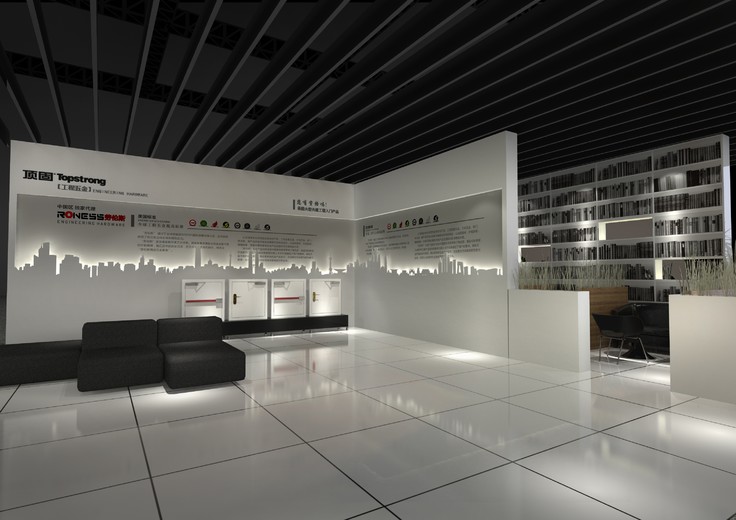 某五金品牌展会展厅室内设计SketchUp模型