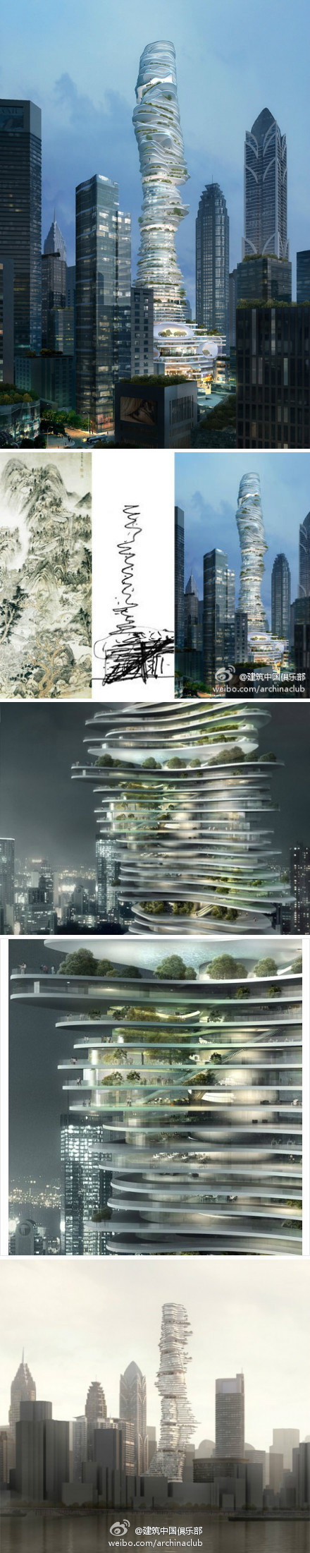 重庆城市森林Urban forest，由MAD设计，设计灵感