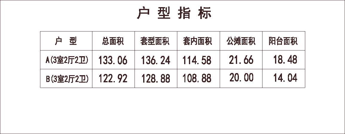 北方 1梯2户 18层 户型