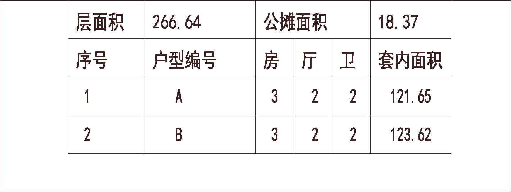 南方 1梯2户 11层 户型