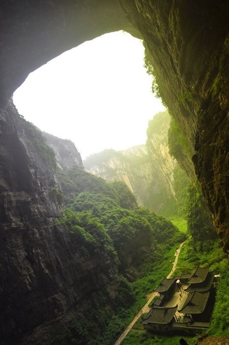 The Wulong Karst, a natural landscape locate