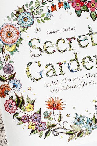 Secret Garden手绘填色书作品分享