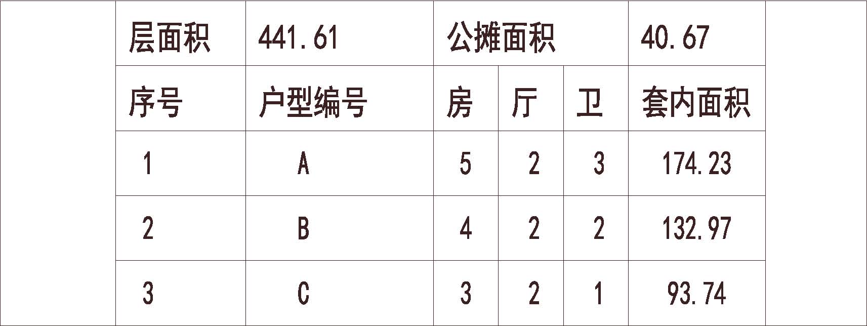 南京 金地名京 1梯3户 18层 户型