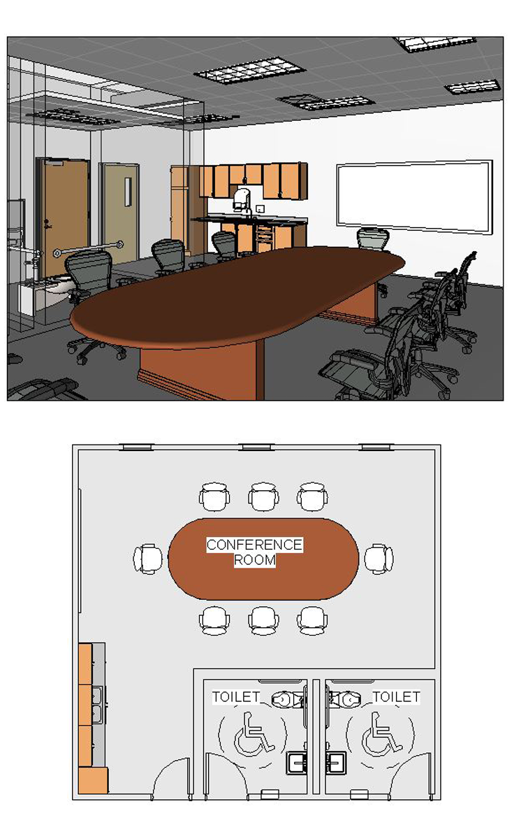 行政会议室-BIM案例模型