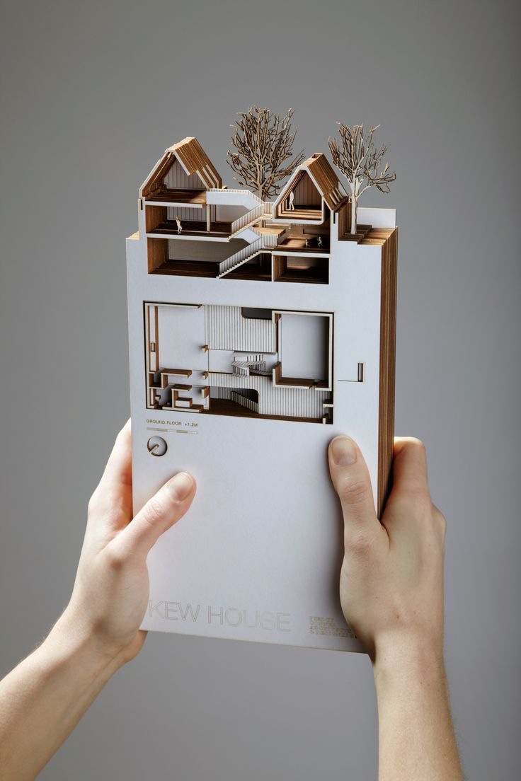 书中的剖面建筑模型，很cool。