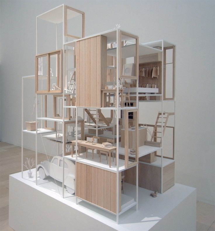 Fujimoto做的住宅模型