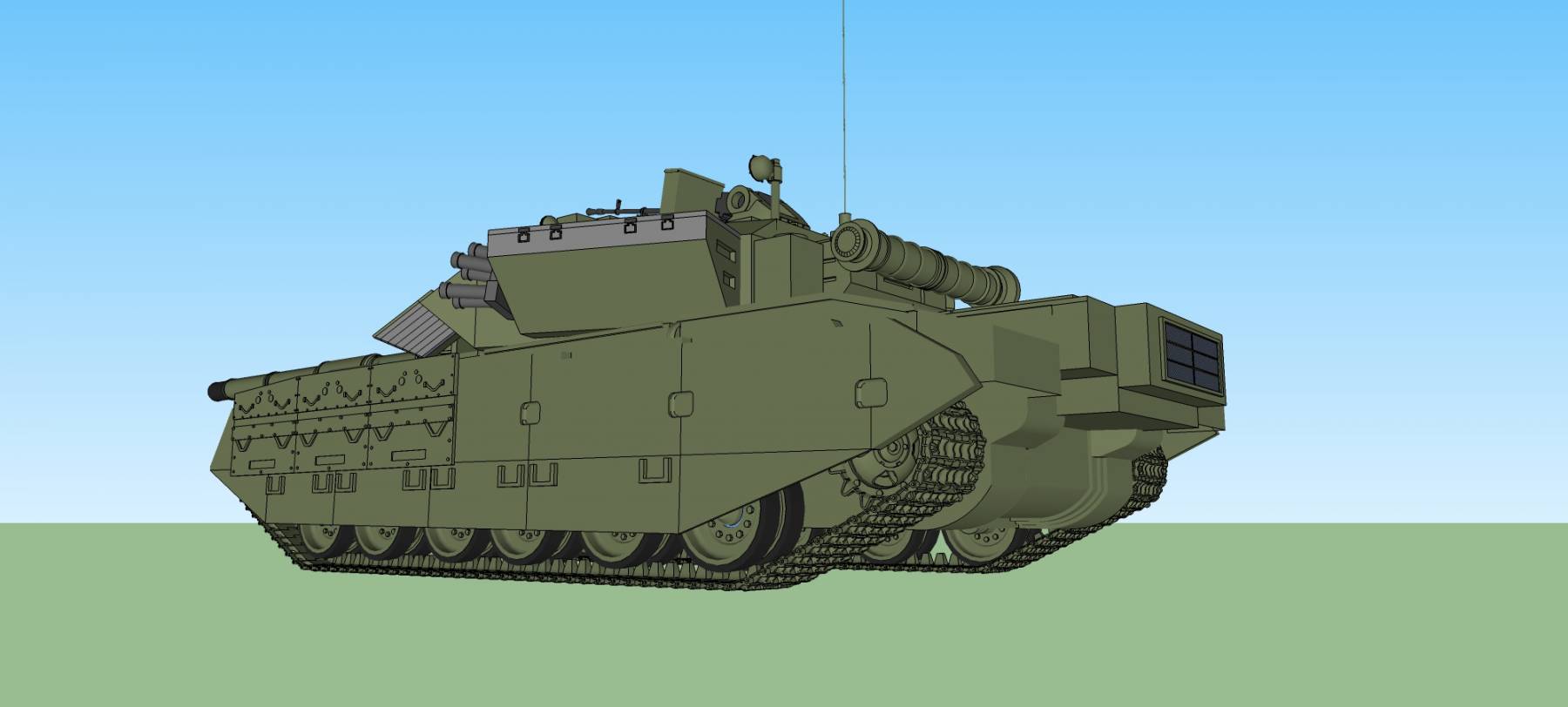 坦克(76869)su模型下载