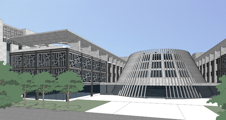 绍兴市行政中心规划方案sketchup模型