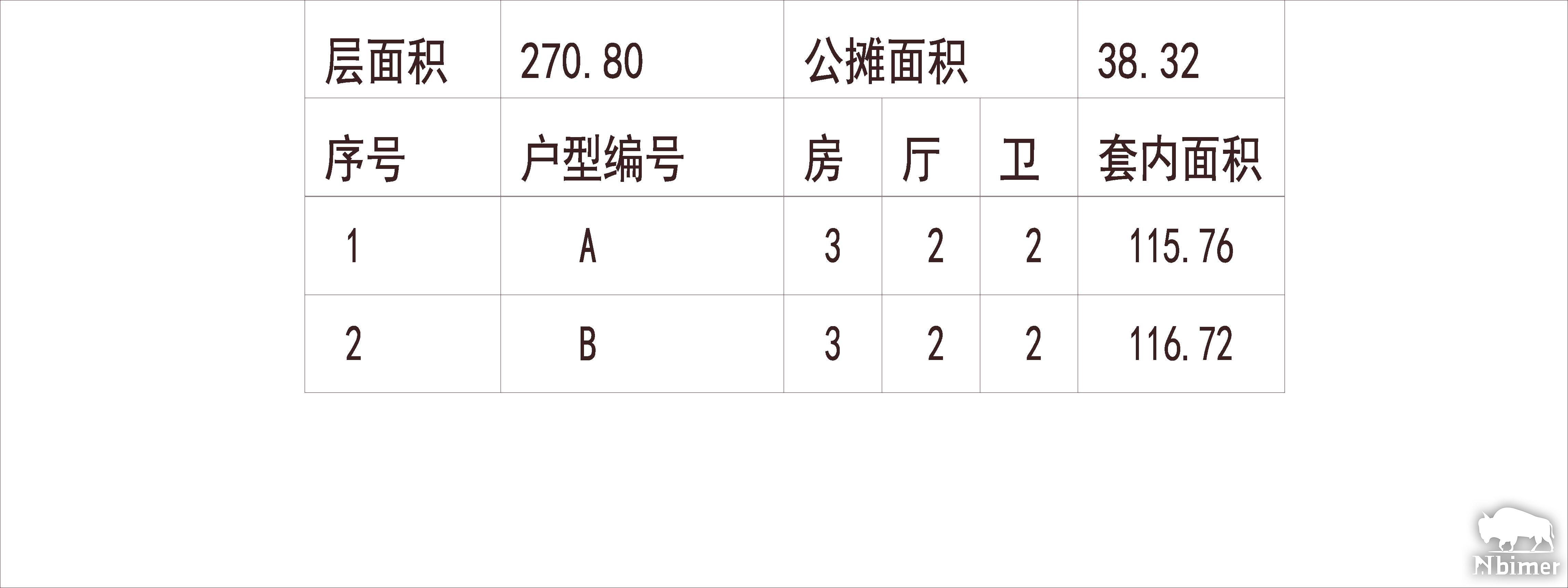 江苏无锡 裕沁庭湖畔 1梯2户 11层 户型