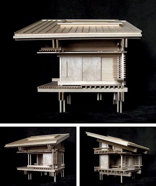 木结构的小房子就是模型的好底子