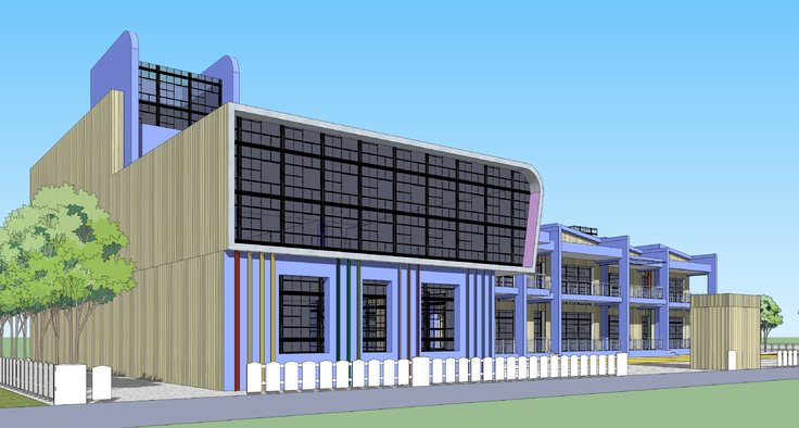 幼儿园教学楼设计方案sketchup模型