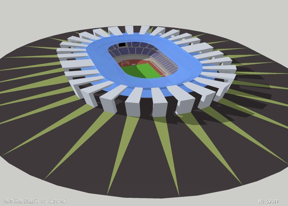 运动馆olympicstadium4su模型3d