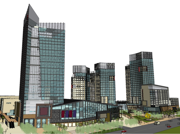 大型城市综合体SketchUp模型