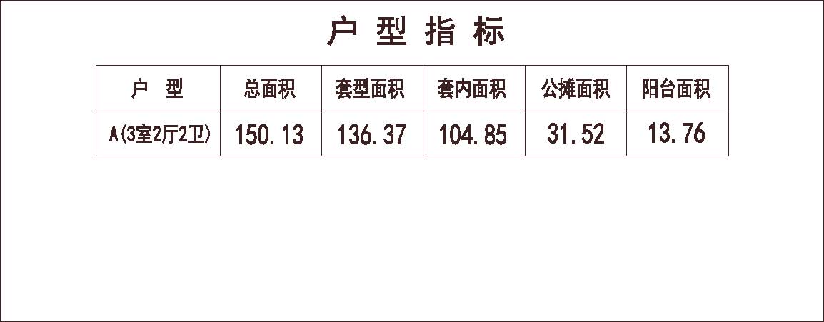 北方 1梯2户 33层 户型