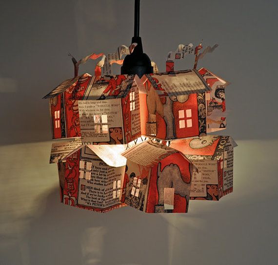 纸房子 灯创意