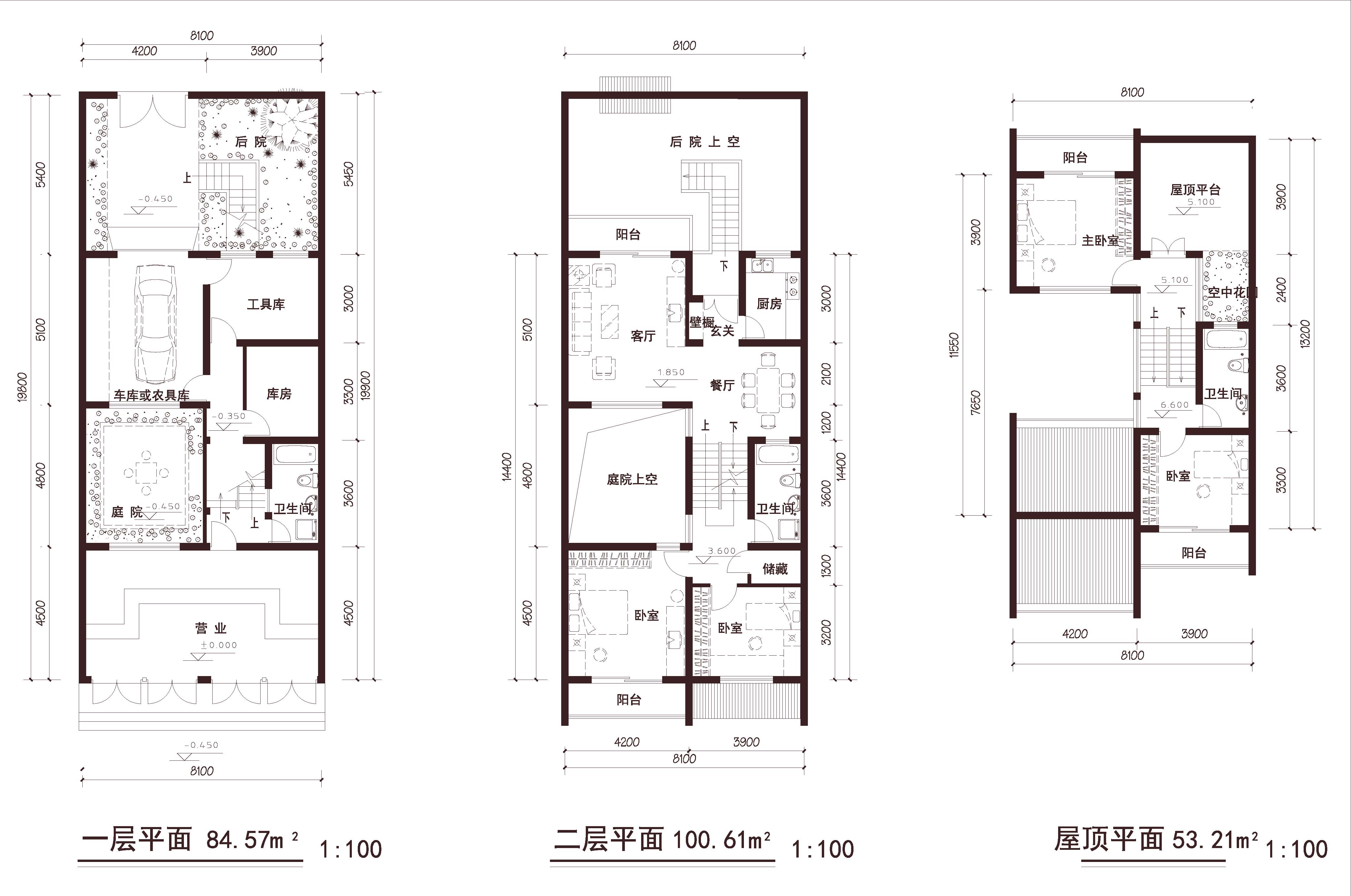 新农村 北入户 1车位