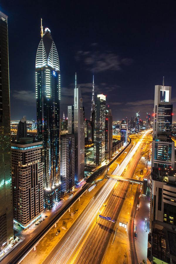 迪拜夜景