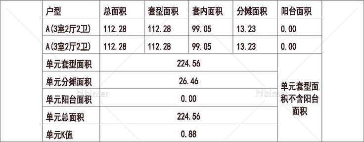 天津 天津听涛苑 1梯2户 11层 户型