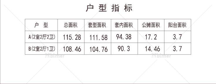  北方 1梯2户 11层 户型