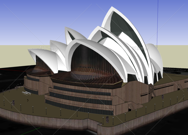 悉尼歌剧院SketchUp模型