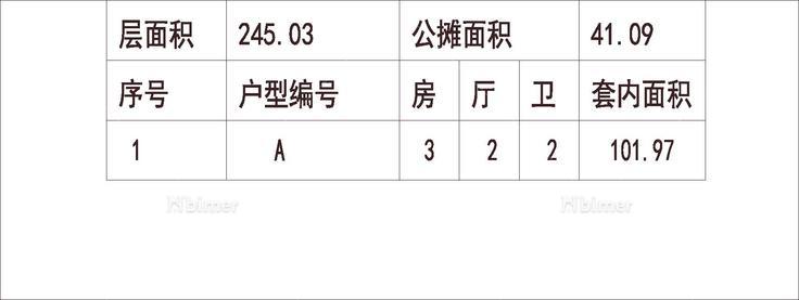 长沙 丽发新城 1梯2户 33层 户型