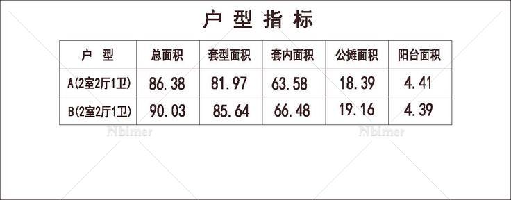 北方 1梯2户 18层 户型 