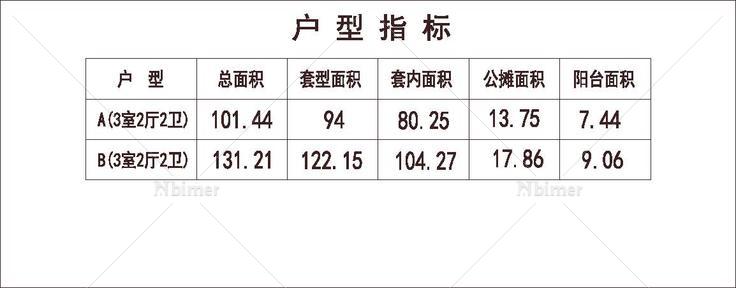 北方 1梯2户 11层 户型