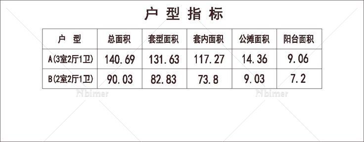 北方 1梯3户 11层 户型 