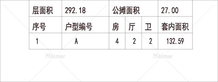  北京 中海城 1梯2户 11层 户型