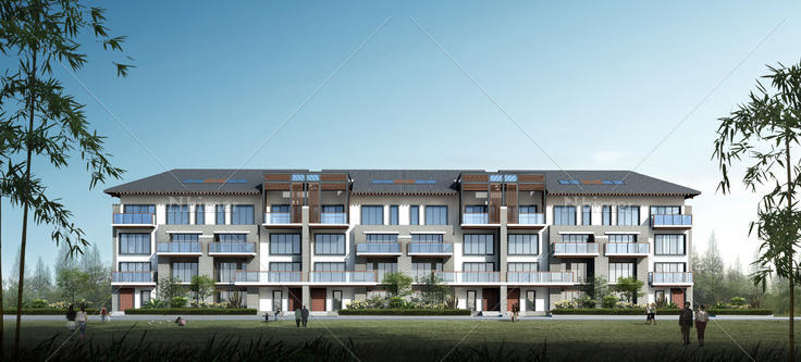 开封建业大宏项目多层住宅SketchUp模型