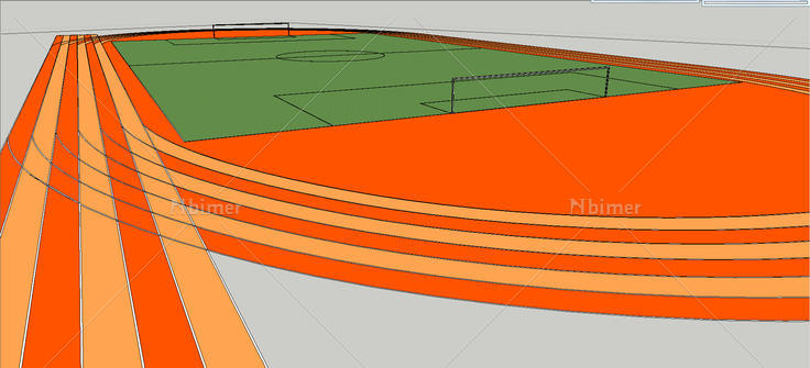 300M运动跑道及足球场